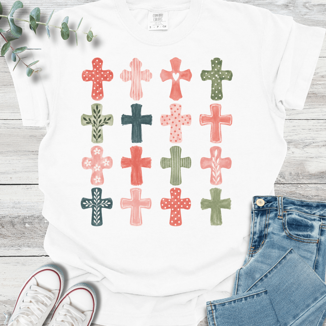 Crosses T-Shirt - Christian graphic tee