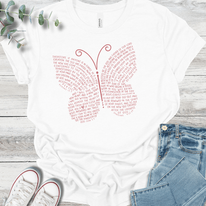 Scripture Butterfly Tee