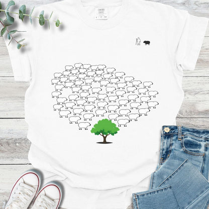 The 99 T-Shirt in White - Christian graphic tee