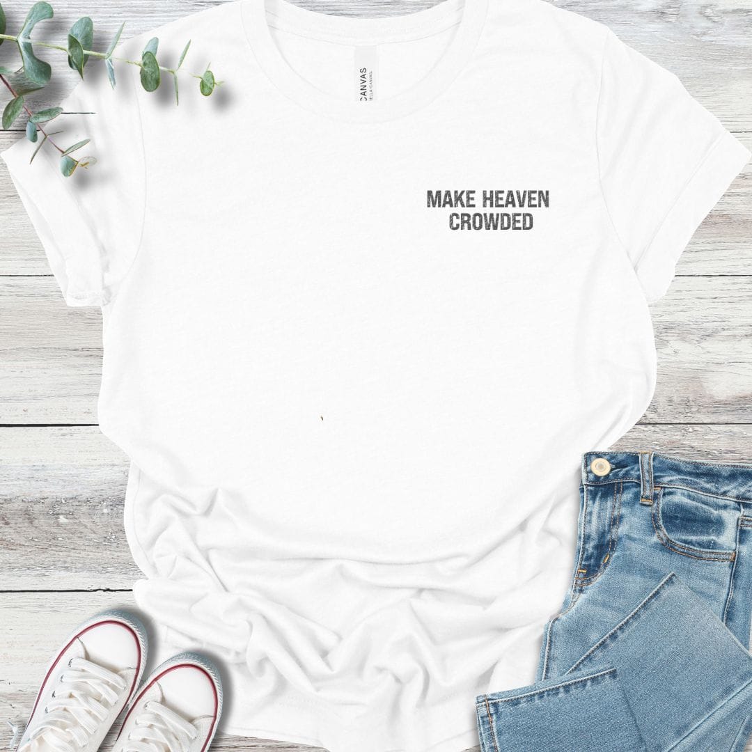 The Crowd T-Shirt in White - Christian graphic tee