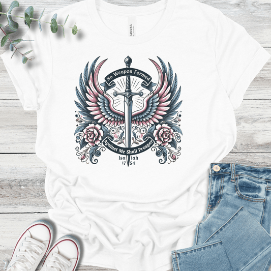 No Weapon T-Shirt - Christian graphic tee