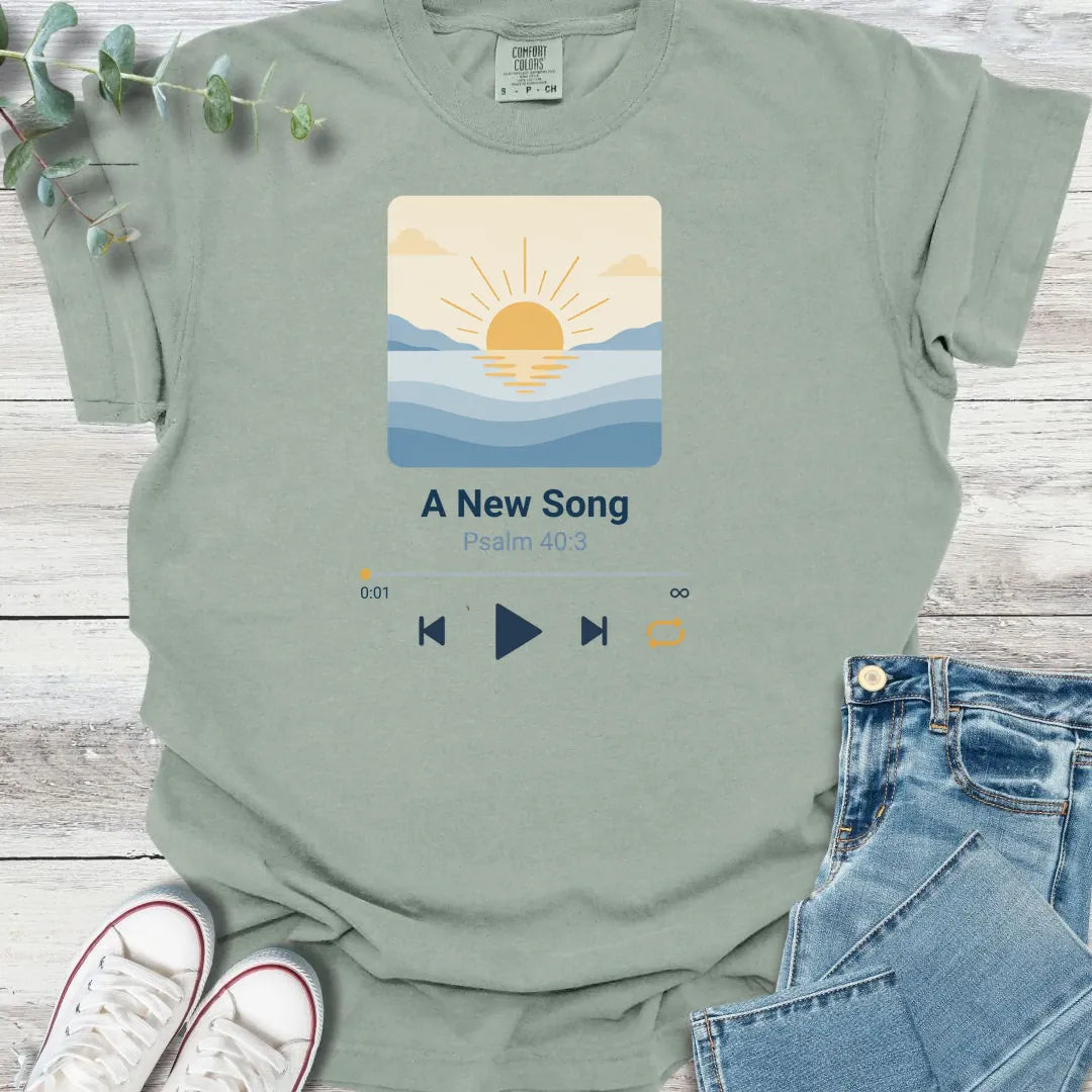 A New Song T-Shirt - Christian graphic tee