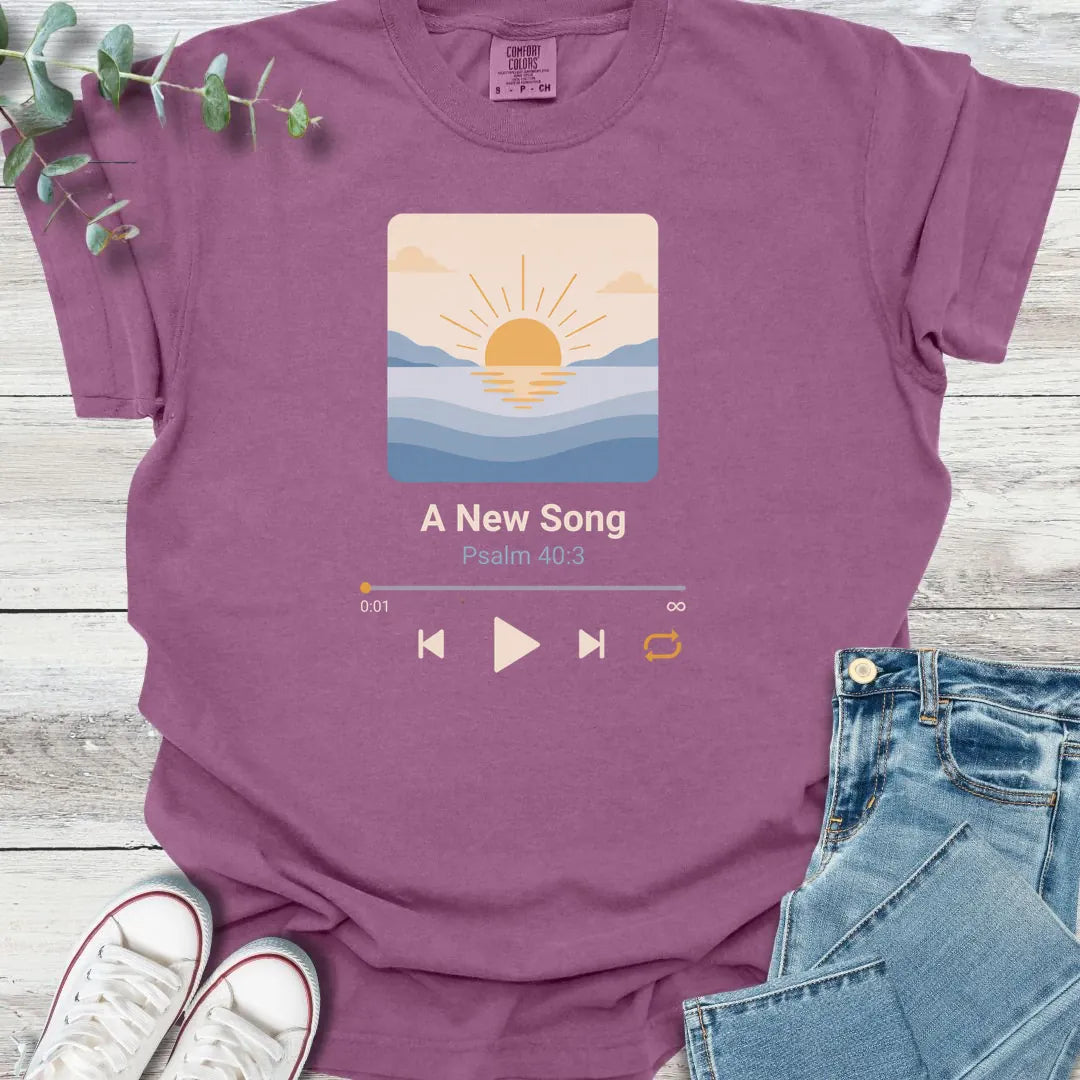 A New Song T-Shirt - Christian graphic tee