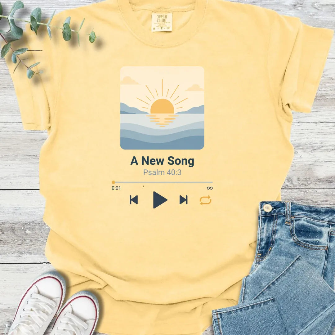 A New Song T-Shirt - Christian graphic tee