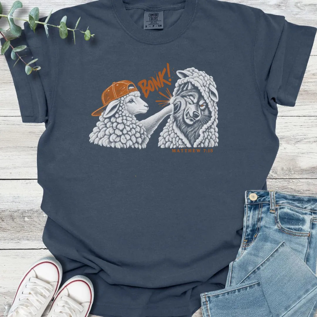 Wolf Bonk T-Shirt - Christian graphic tee