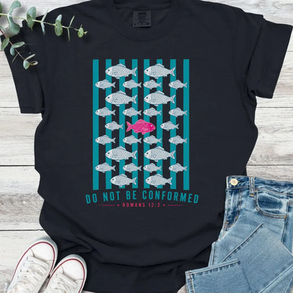 Against the Current T-Shirt in Black - Christian graphic tee