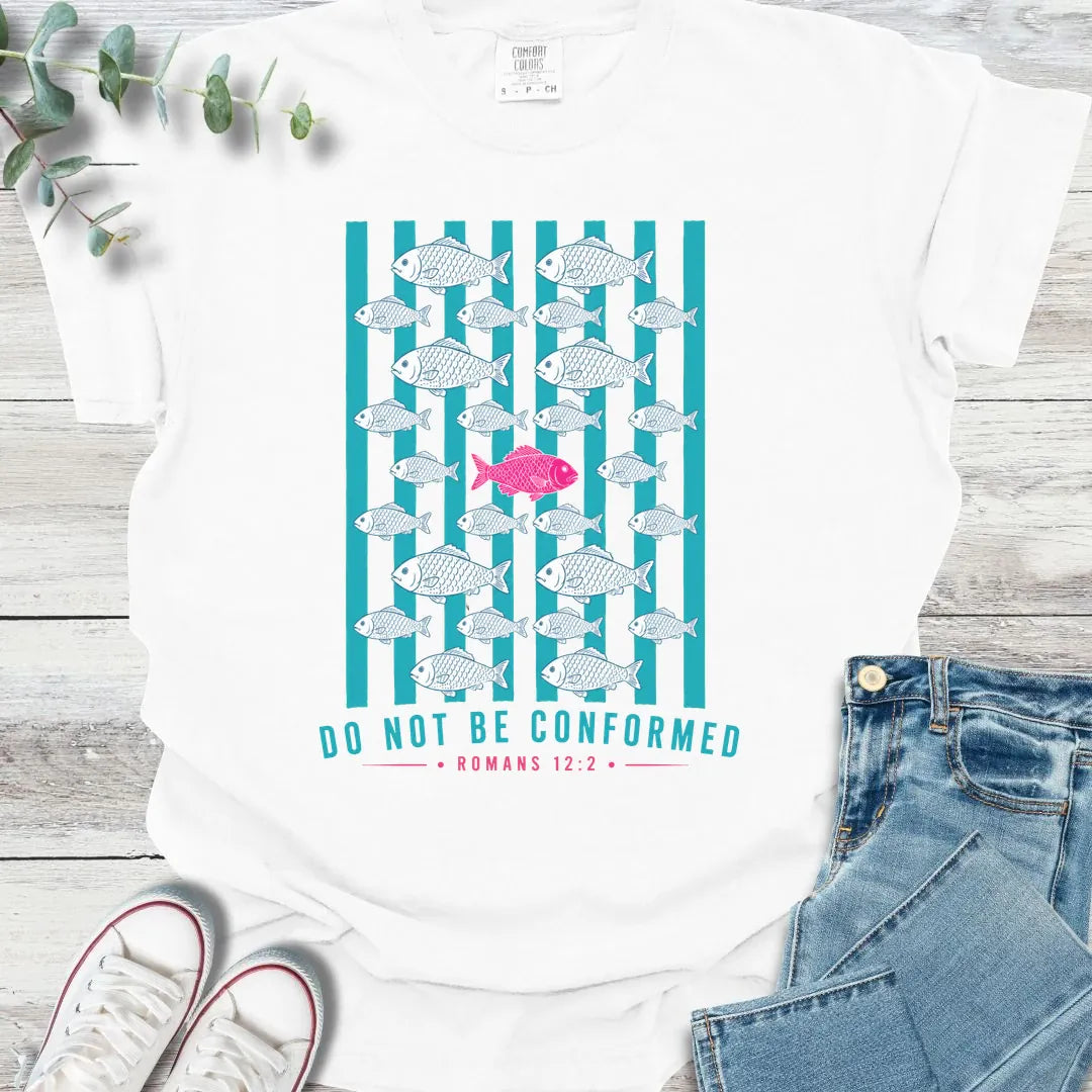 Against the Current T-Shirt in White - Christian graphic tee