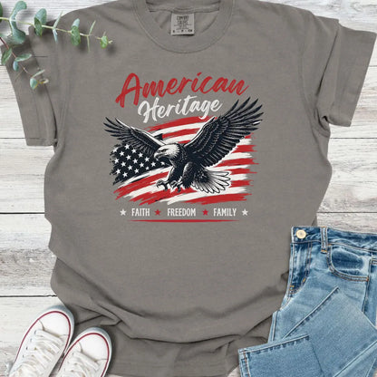 Faith & Freedom T-Shirt - Christian graphic tee