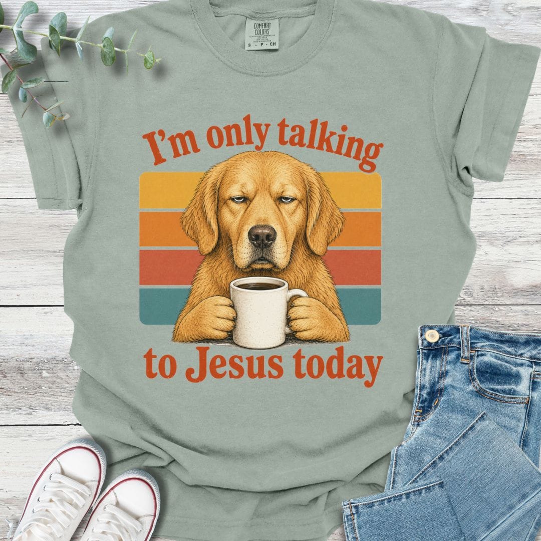 Not Today T-Shirt in Bay - Christian graphic tee