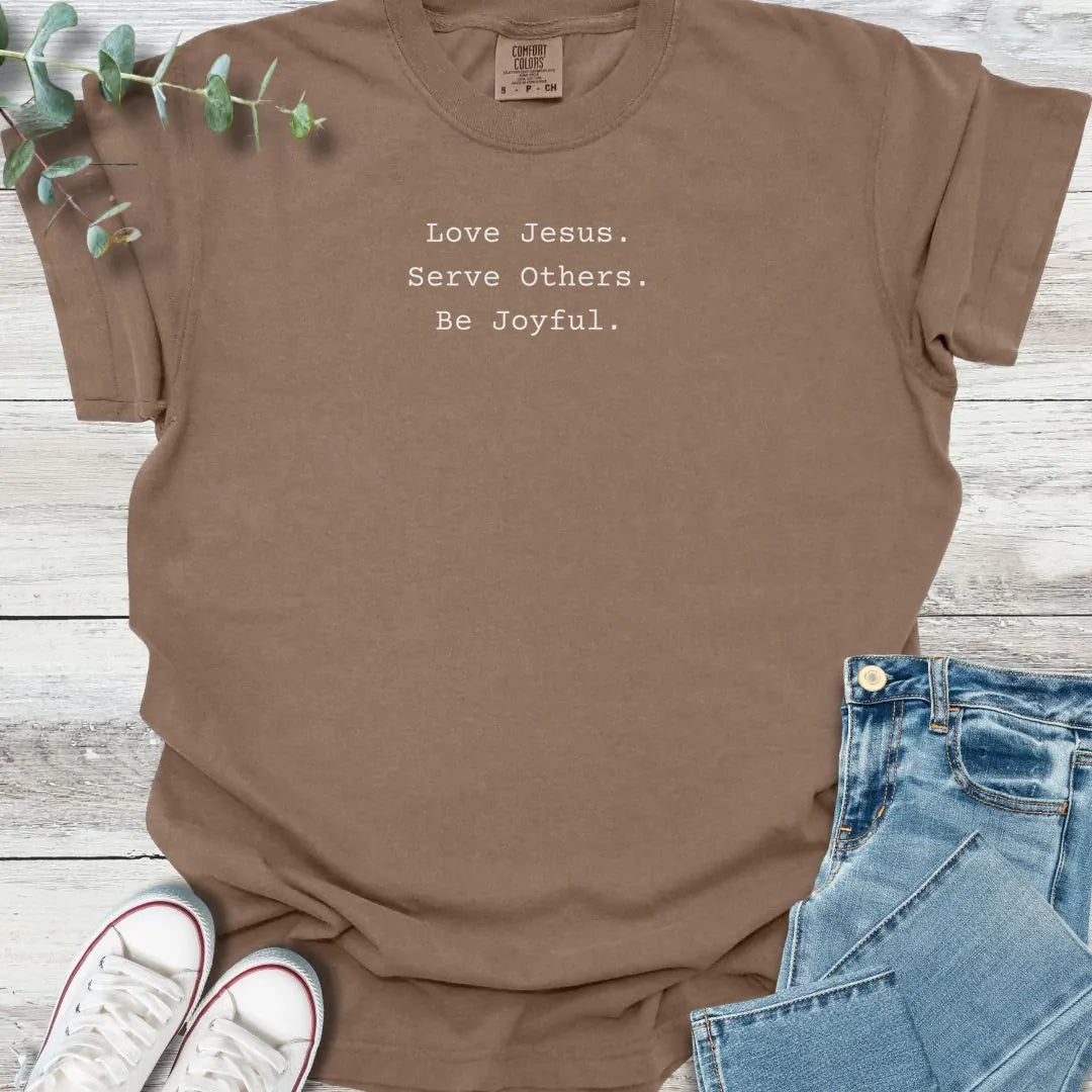 Be Joyful T-Shirt - Christian graphic tee