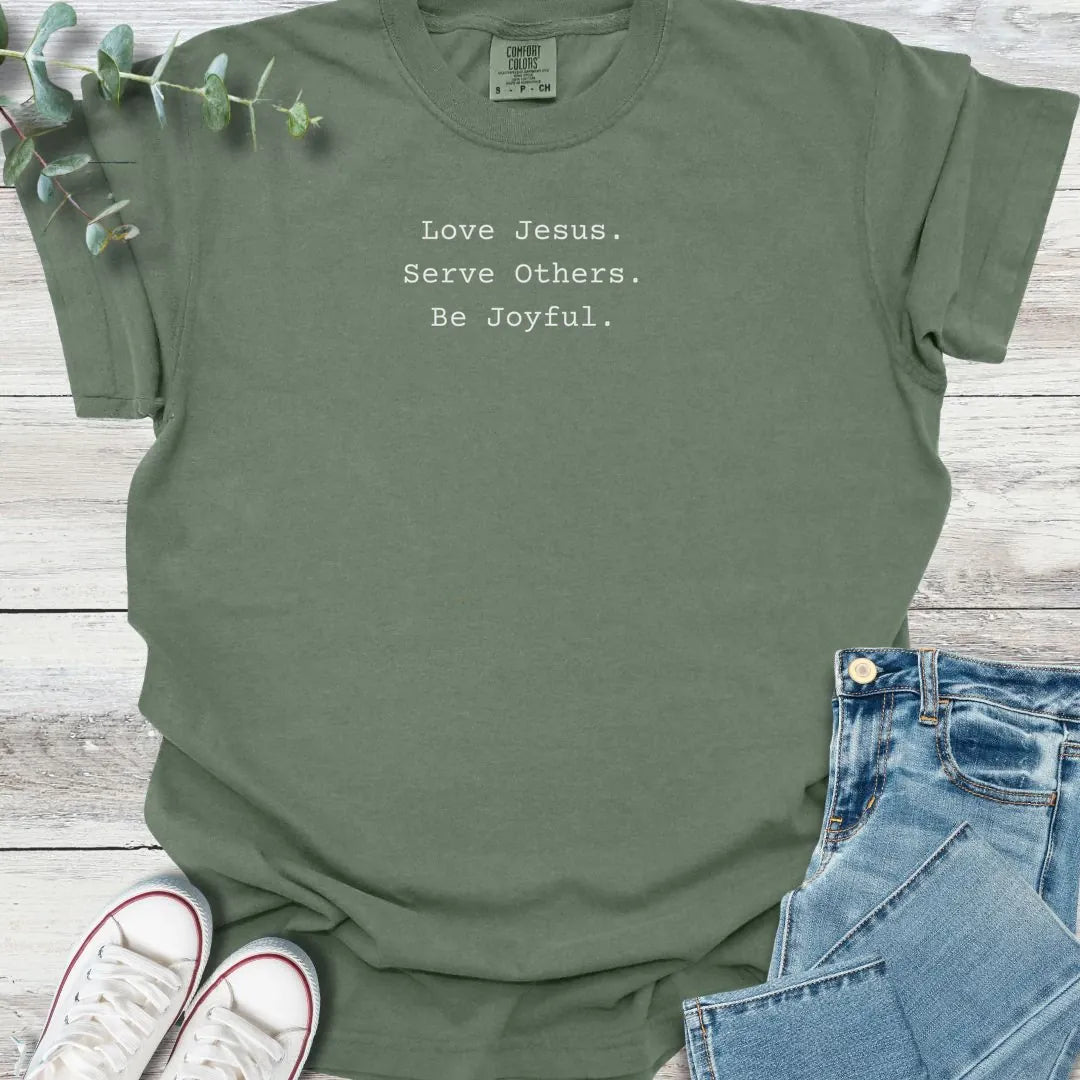 Be Joyful T-Shirt - Christian graphic tee