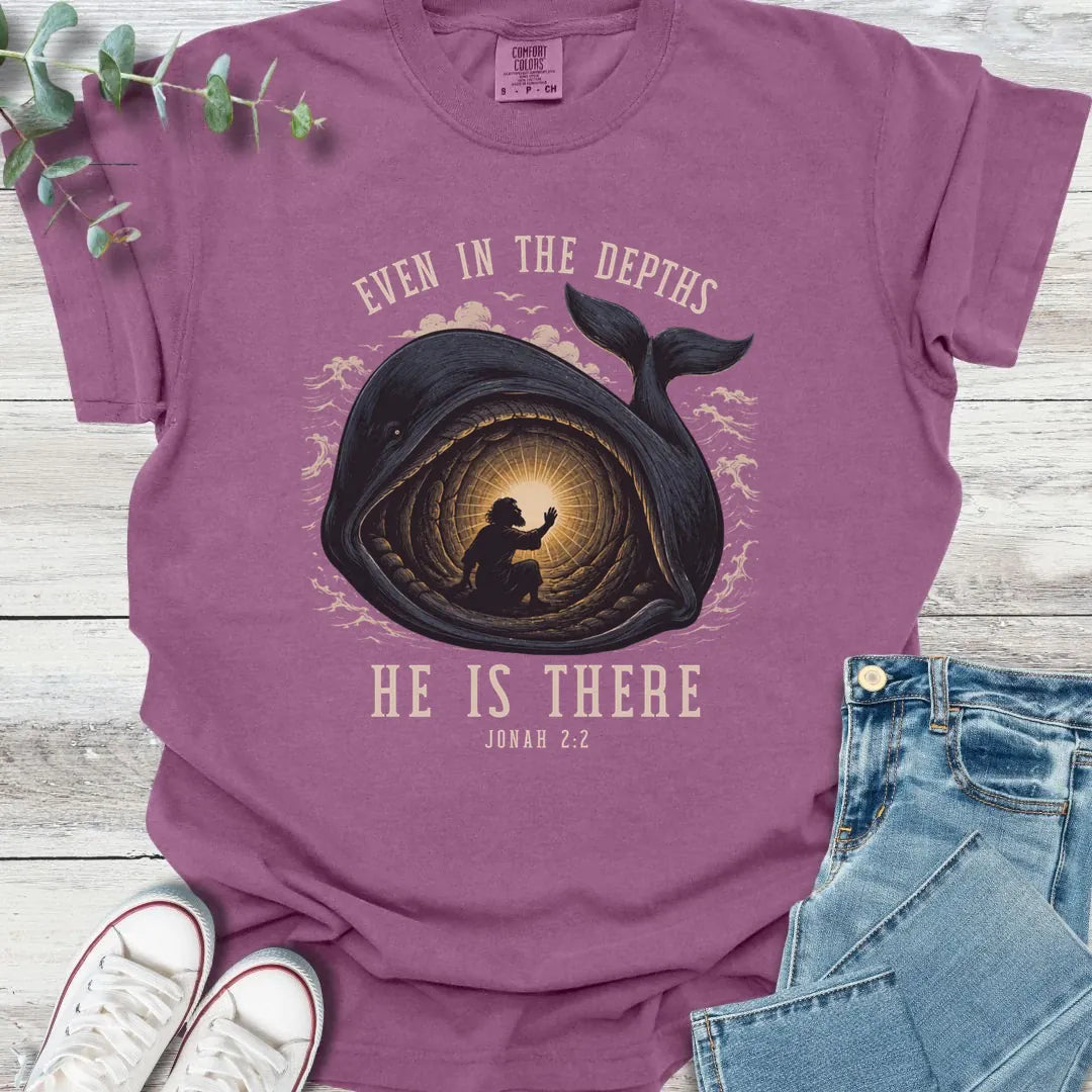 Belly Depths T-Shirt - Christian graphic tee