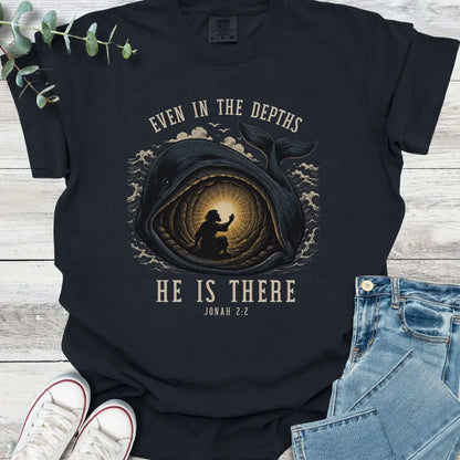 Belly Depths T-Shirt - Christian graphic tee