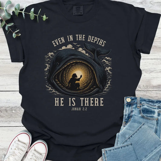 Belly Depths T-Shirt - Christian graphic tee