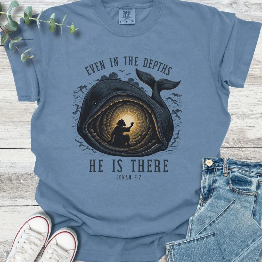 Belly Depths T-Shirt - Christian graphic tee