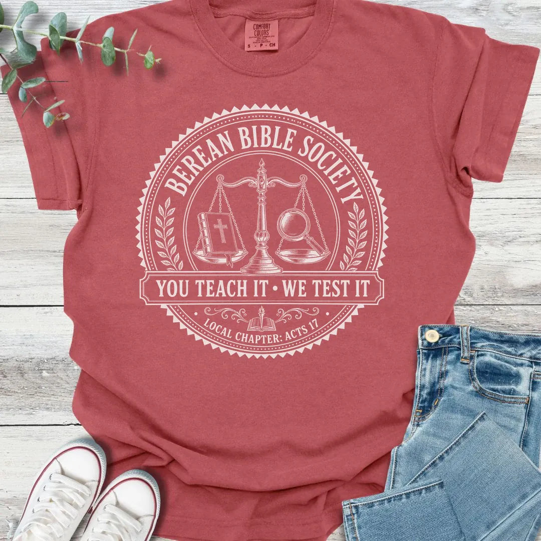 Berean Bible Society T-Shirt - Christian graphic tee