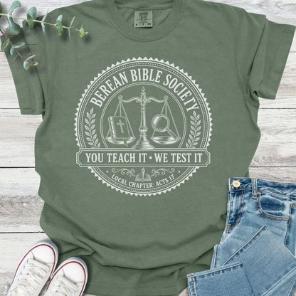 Berean Bible Society T-Shirt - Christian graphic tee