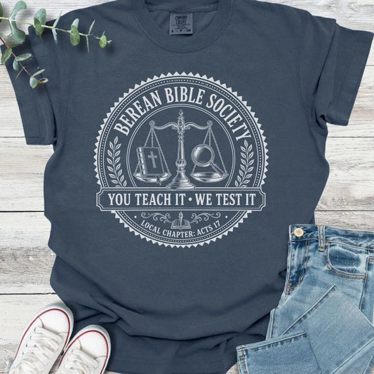 Berean Bible Society T-Shirt - Christian graphic tee