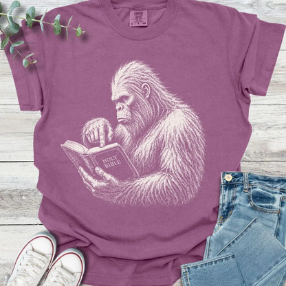 Bigfoot Berean T-Shirt in Berry - Christian graphic tee