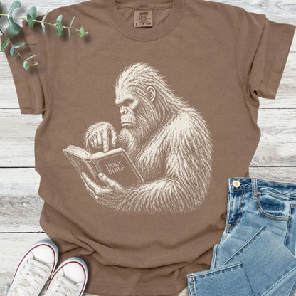 Bigfoot Berean T-Shirt in Espresso - Christian graphic tee