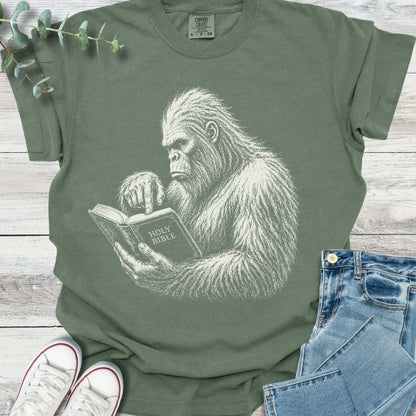 Bigfoot Berean T-Shirt in Moss - Christian graphic tee