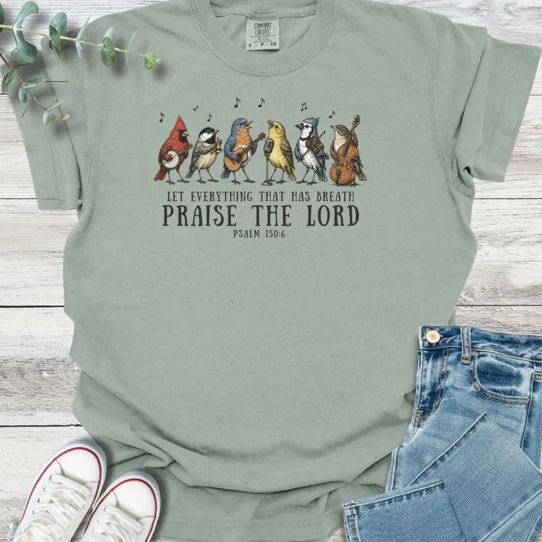 Bird Band T-Shirt - Christian graphic tee