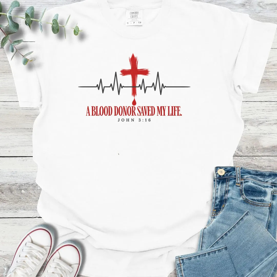 Blood Donor T-Shirt - Christian graphic tee
