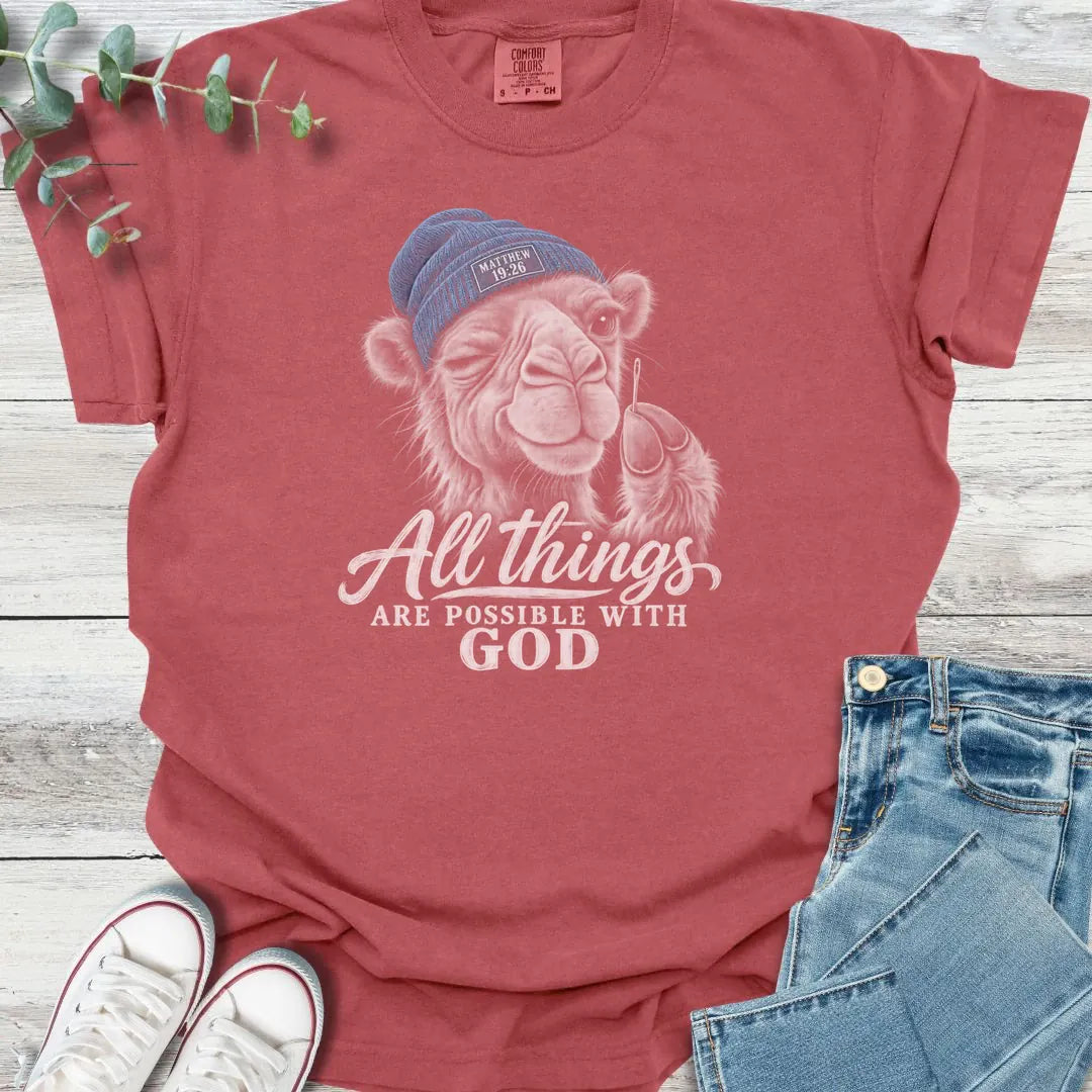 Camel Confidence T-Shirt - Christian graphic tee