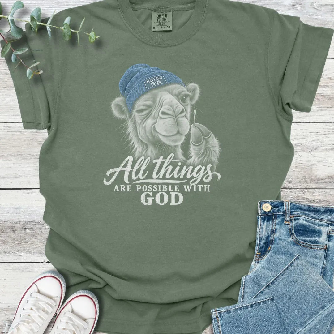 Camel Confidence T-Shirt - Christian graphic tee