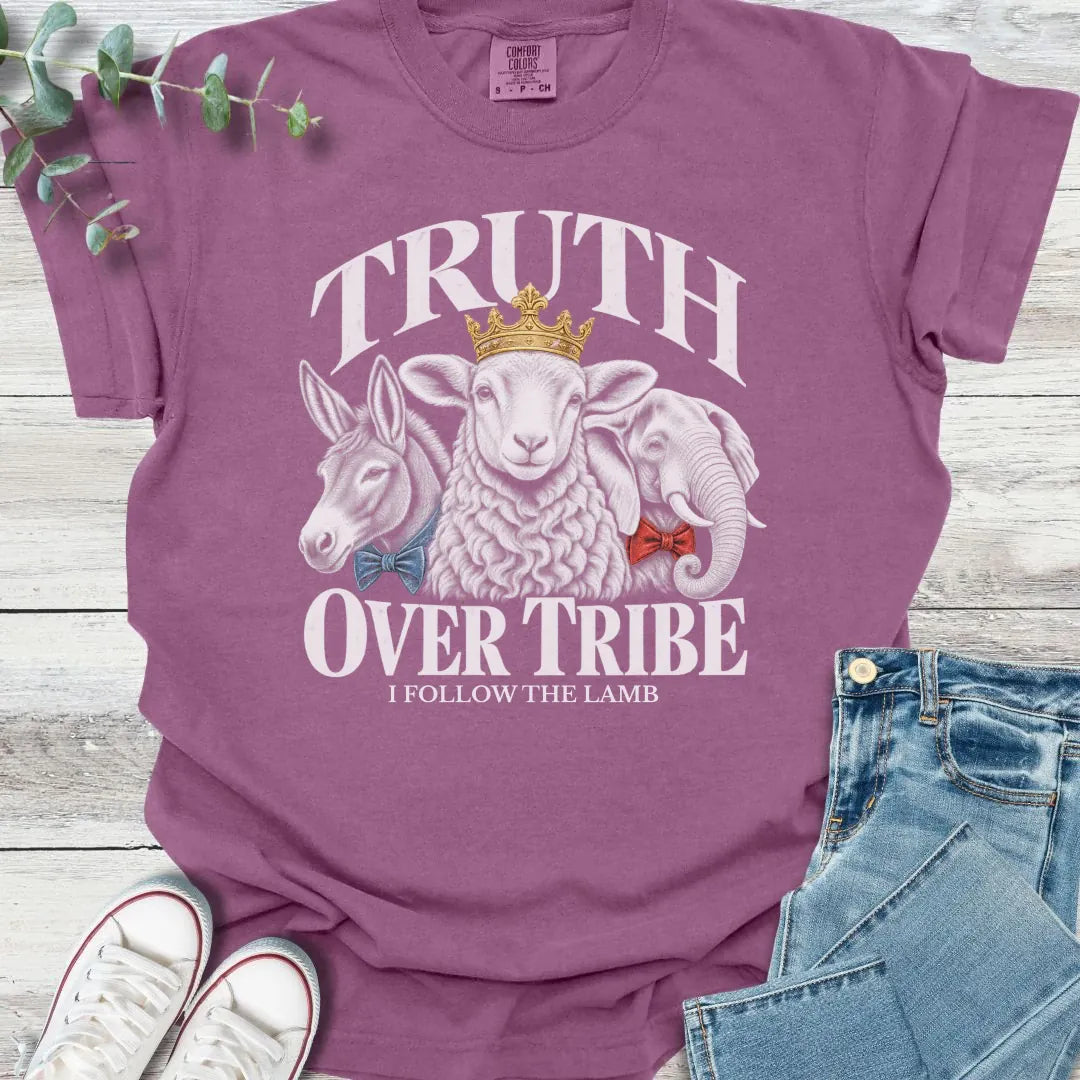 Truth Over Tribe T-Shirt - Christian graphic tee