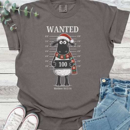 Christmas' Most Wanted T-Shirt - Christian graphic tee