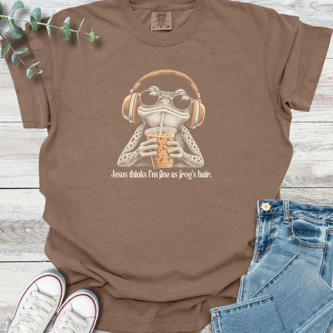 Fine As Frog Hair T-Shirt - Christian graphic tee