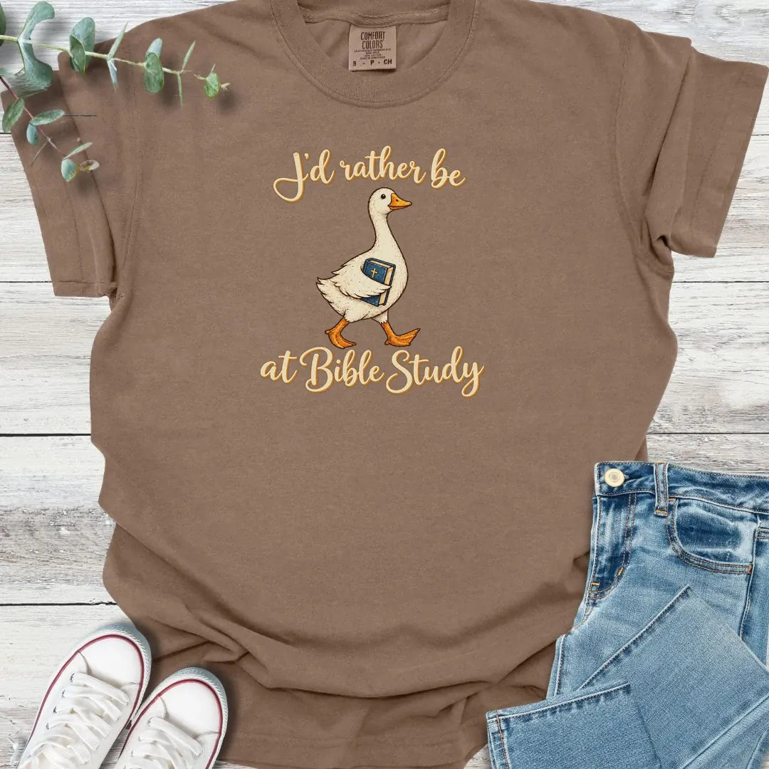 I'd Rather T-Shirt - Christian graphic tee