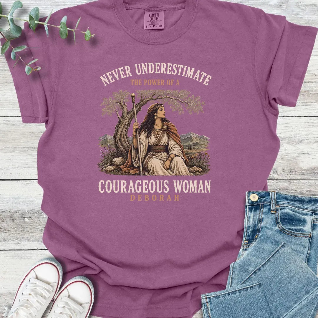 Deborah Courage T-Shirt - Christian graphic tee