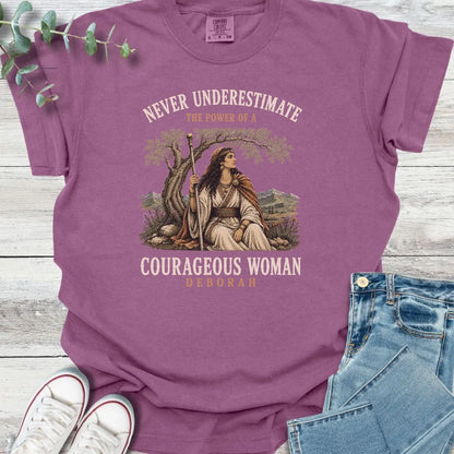 Deborah Courage T-Shirt - Christian graphic tee