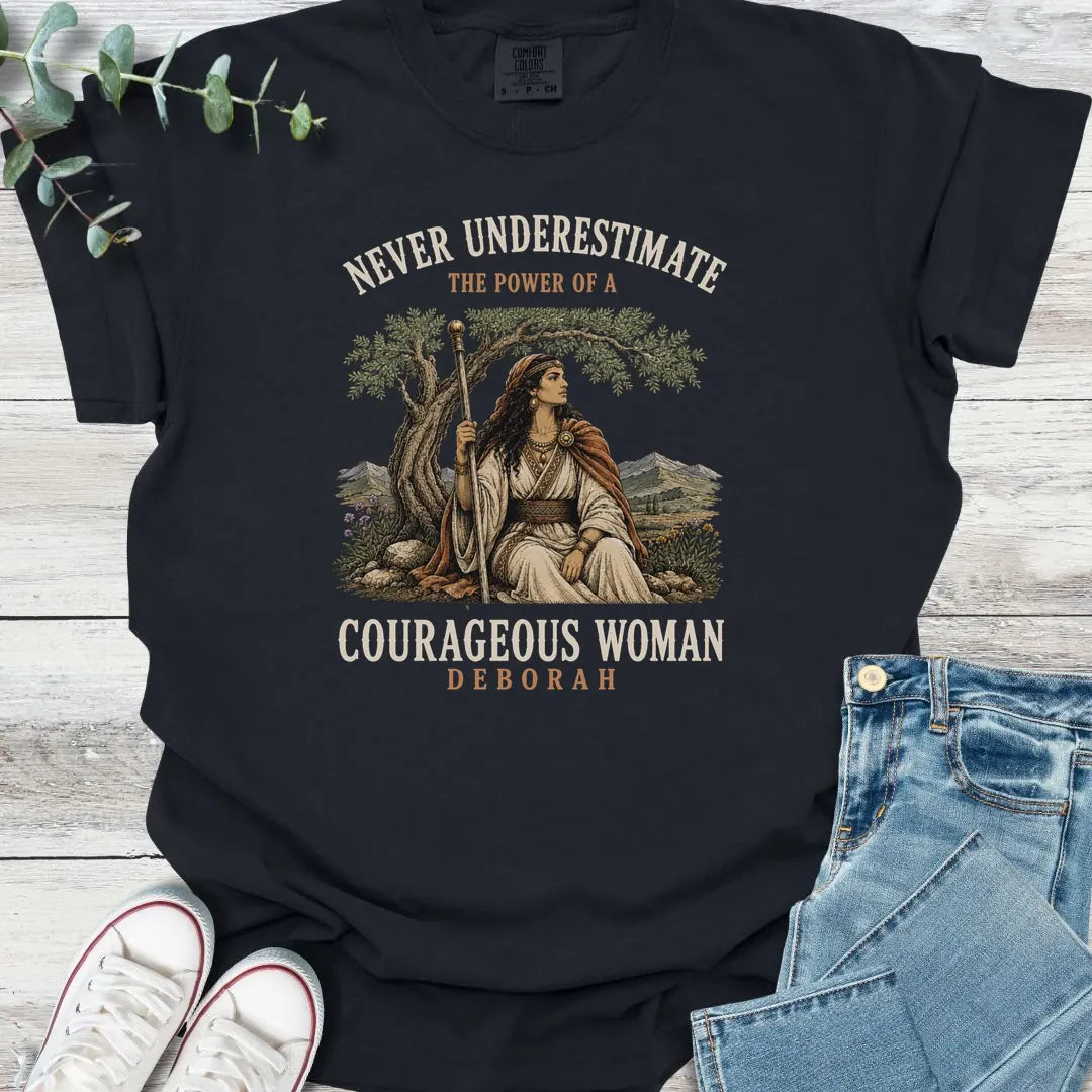 Deborah Courage T-Shirt - Christian graphic tee