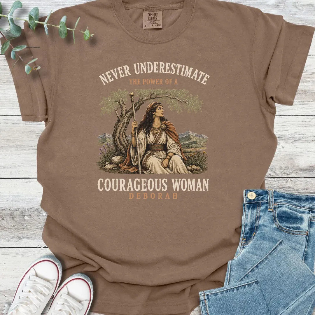 Deborah Courage T-Shirt - Christian graphic tee