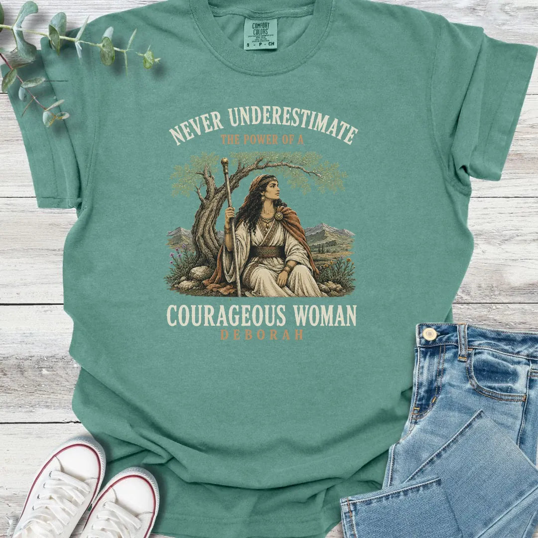 Deborah Courage T-Shirt - Christian graphic tee