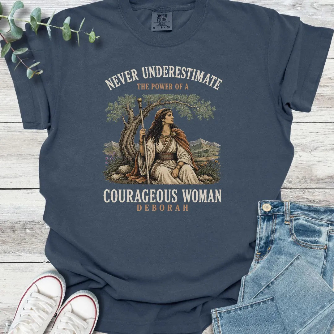 Deborah Courage T-Shirt - Christian graphic tee