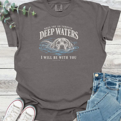 Deep Waters Dog T-Shirt - Christian graphic tee