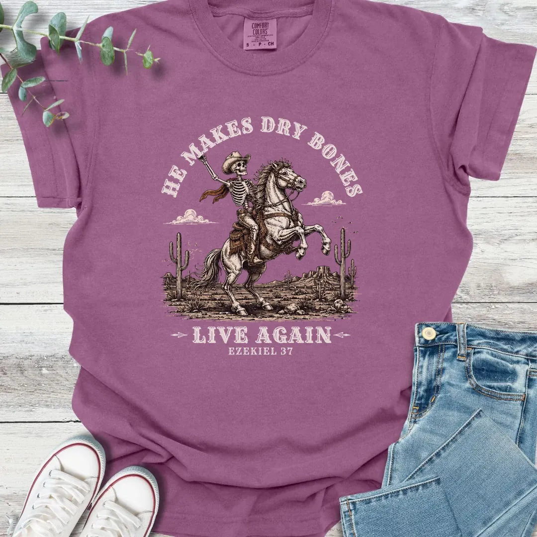 Dry Bones Rising T-Shirt - Christian graphic tee