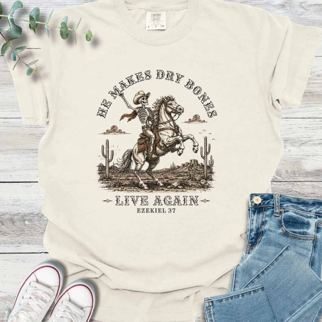 Dry Bones Rising T-Shirt - Christian graphic tee