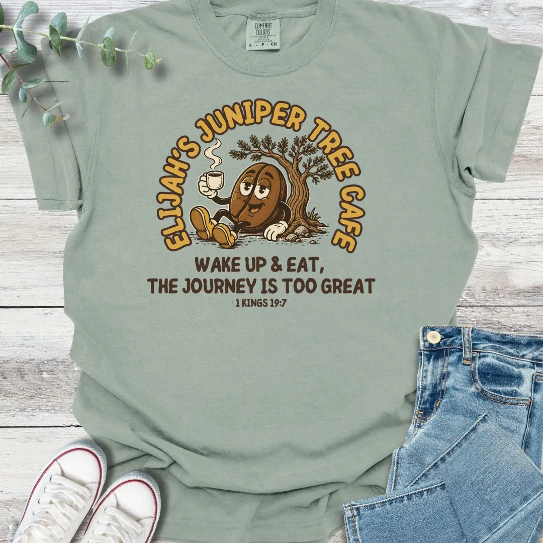 Elijah's Cafe T-Shirt - Christian graphic tee