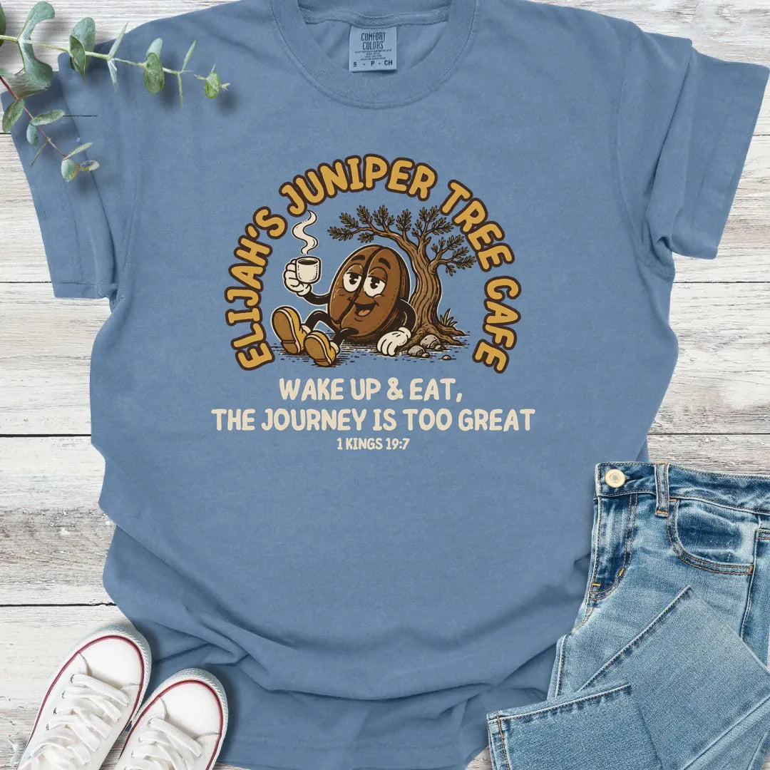 Elijah's Cafe T-Shirt - Christian graphic tee