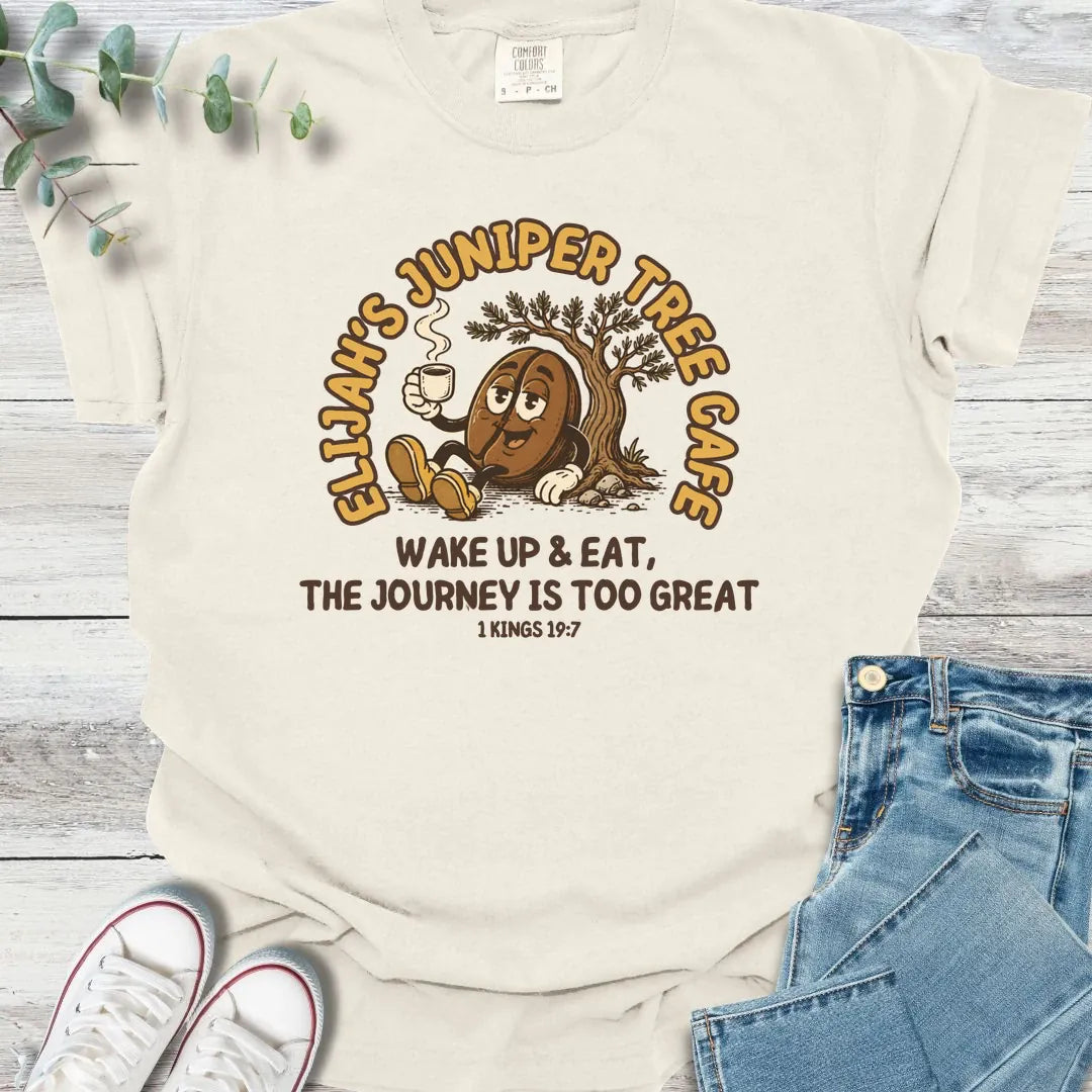 Elijah's Cafe T-Shirt - Christian graphic tee
