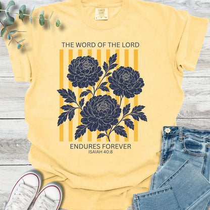 Enduring Word T-Shirt in Butter - Christian graphic tee
