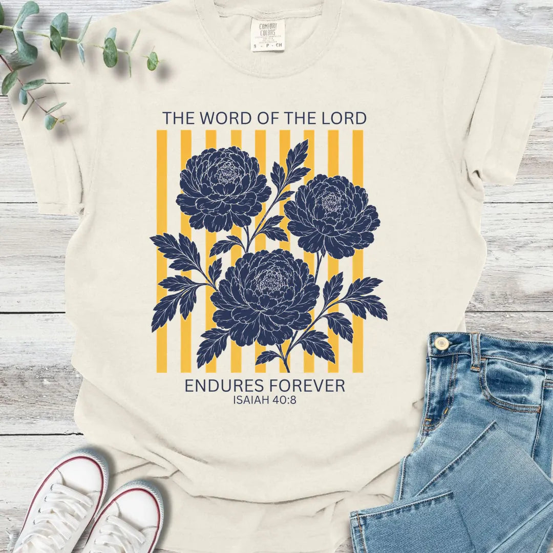 Enduring Word T-Shirt in Ivory - Christian graphic tee