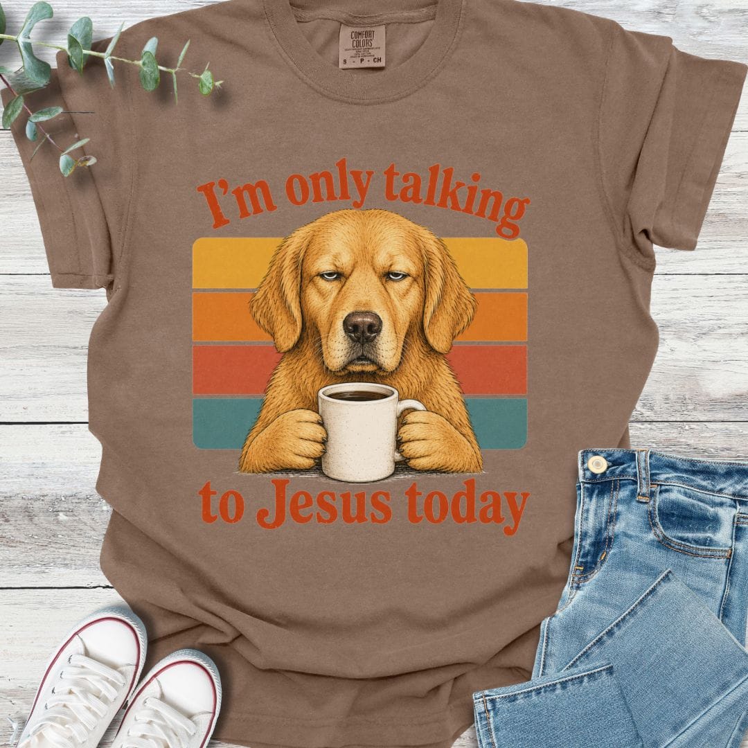 Not Today T-Shirt in Espresso - Christian graphic tee