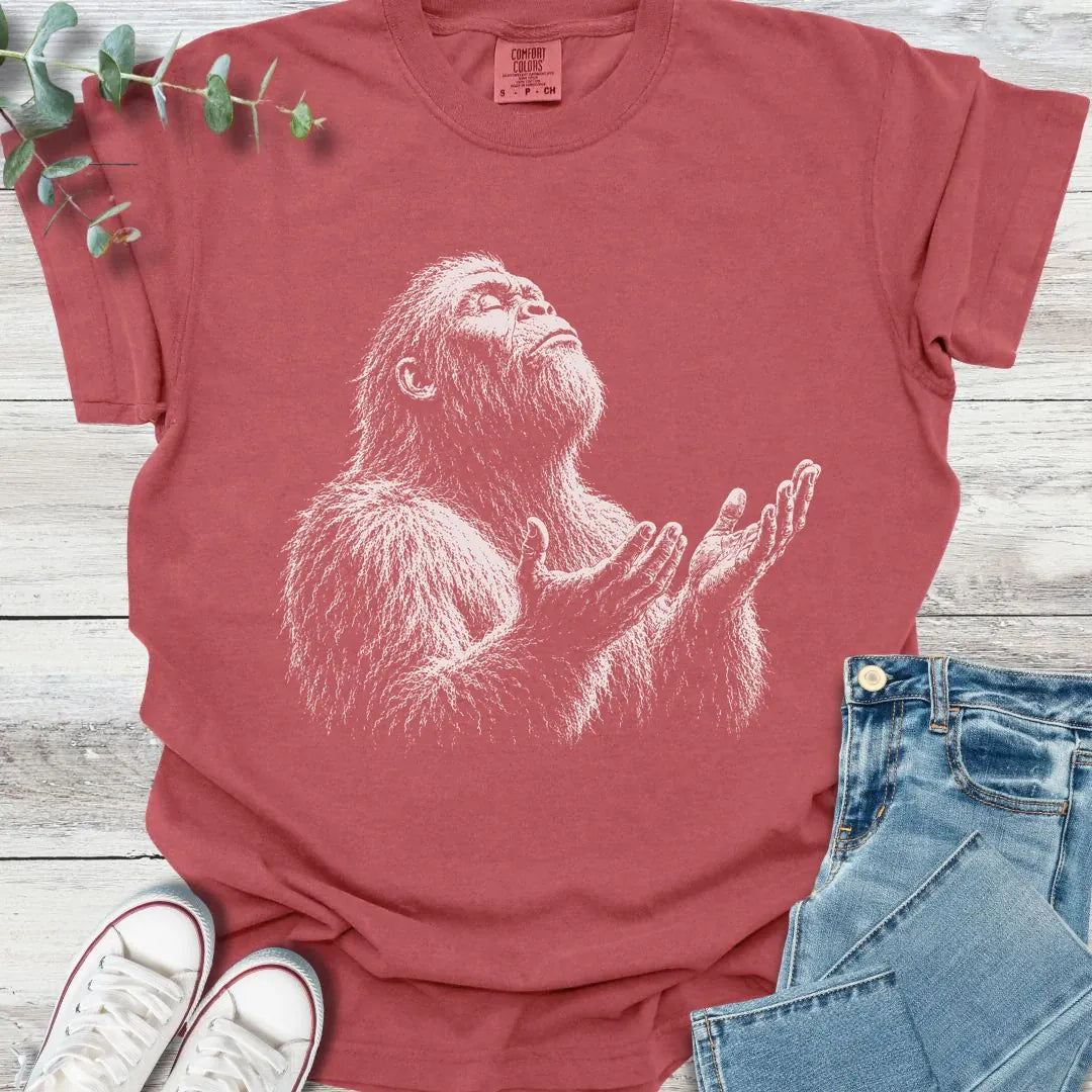 Every Creature T-Shirt in Crimson - Christian graphic tee