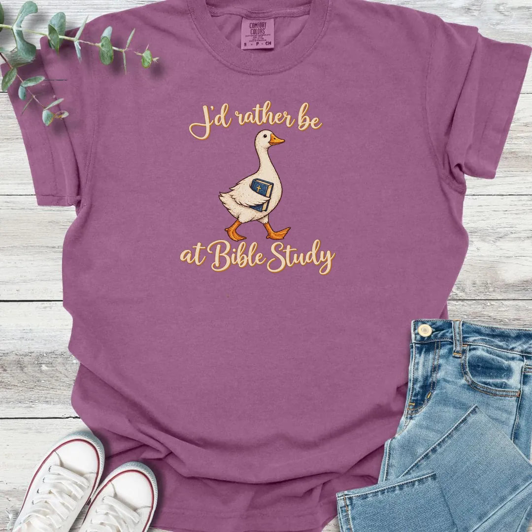 I'd Rather T-Shirt - Christian graphic tee